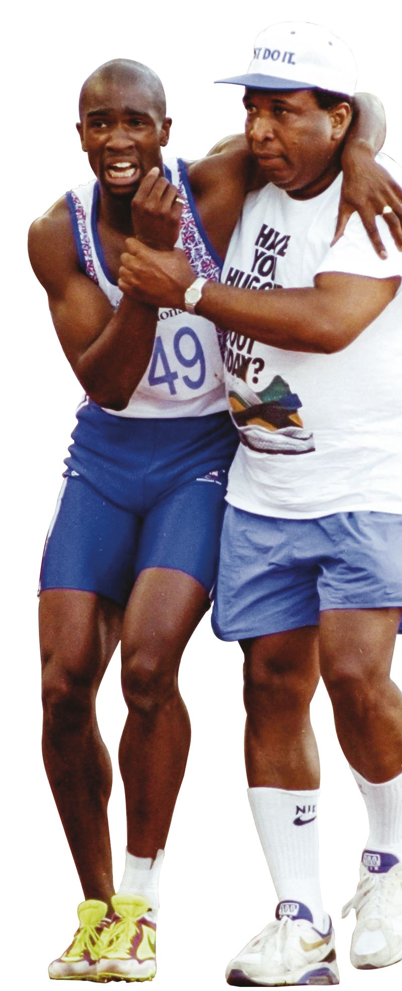 Derek Redmond and his father