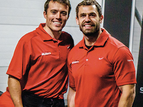 Martin Plowman and Kelvin Fletcher